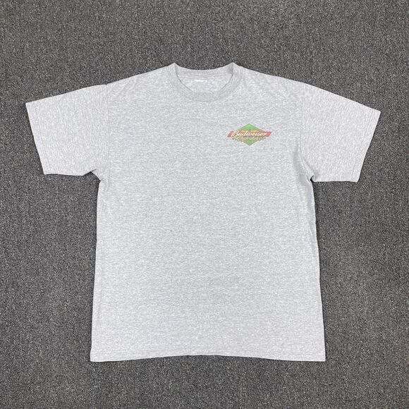 Budweiser Clydesdale T Shirt Gray Short Sleeve Men’s Graphic Print Size Medium - Picture 4 of 5